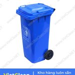 Thung Rac 120 Lit Xanh Duong