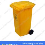 Thung Rac 240 Lit Mau Vang