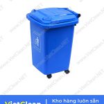 Thung Rac 60 Lit Xanh Duong