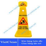 Biển báo Công Trường Đang Thi Công #4563| Biển báo hình Trụ