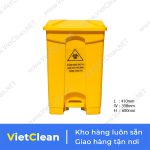 Thung Rac Y Te 45 Lit Dap Chan