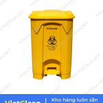 Thung Rac Bep 80 Lit Mau Vang