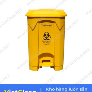 Thung Rac Bep 80 Lit Mau Vang