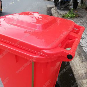 Thung Rac Dap Chan 240 Lit Mau Do(2)