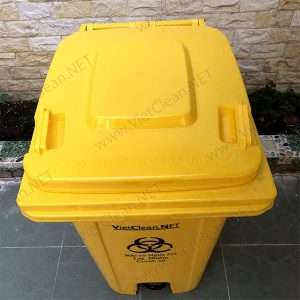 Thung Rac Dap Chan 240 Lit Mau Vang(3)