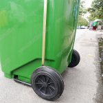 Thung Rac Dap Chan Classic 120 Lit Xanh La(5)