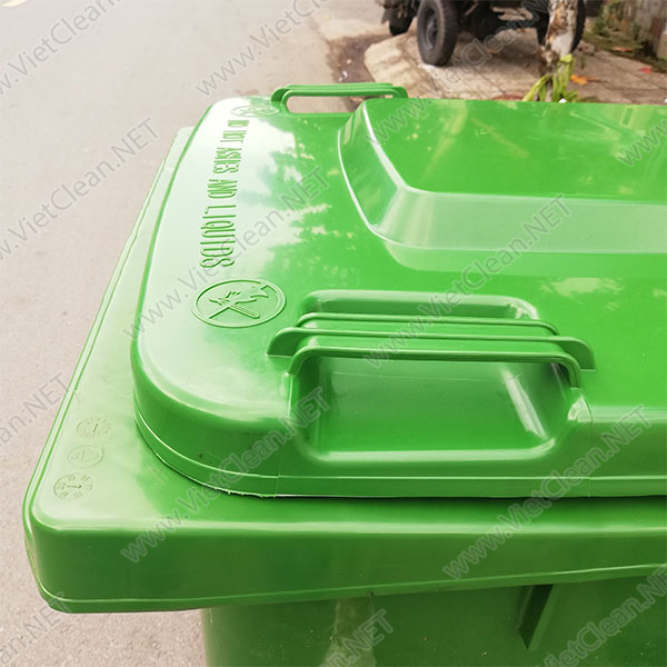 Thung Rac Dap Chan Classic 120 Lit Xanh La(6)