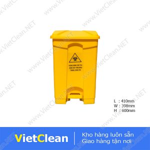 Thung Rac Bep 45 Lit Mau Vang